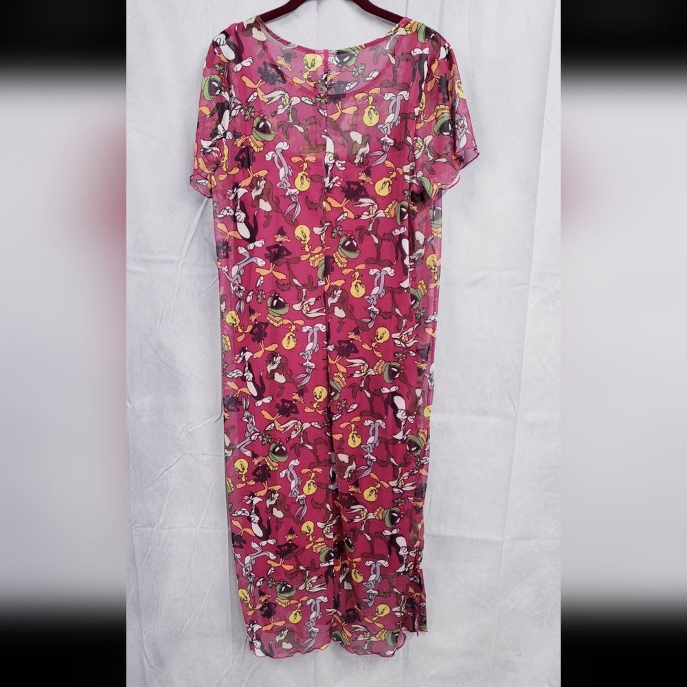Torrid Looney Tunes Mesh BodyCon Dress Club Rave Punk - Picture 5 of 8